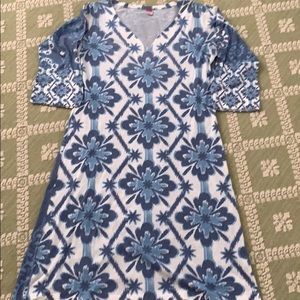 Before and Again Cotton V-Neck T Shirt Dress